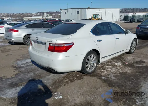 2007 Lexus Ls 460 z USA, uszkodzony, nr VIN JTHBL46F975039667